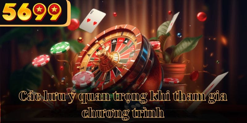 Các lưu ý quan trọng khi người chơi tham gia chương trình không thể bỏ qua